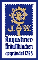 Augustiner Bräu Bier Ausschank aus dem Holzfaß in der Festhalle Bayernland in Waldkraiburg - Volksfest Waldkraiburg
