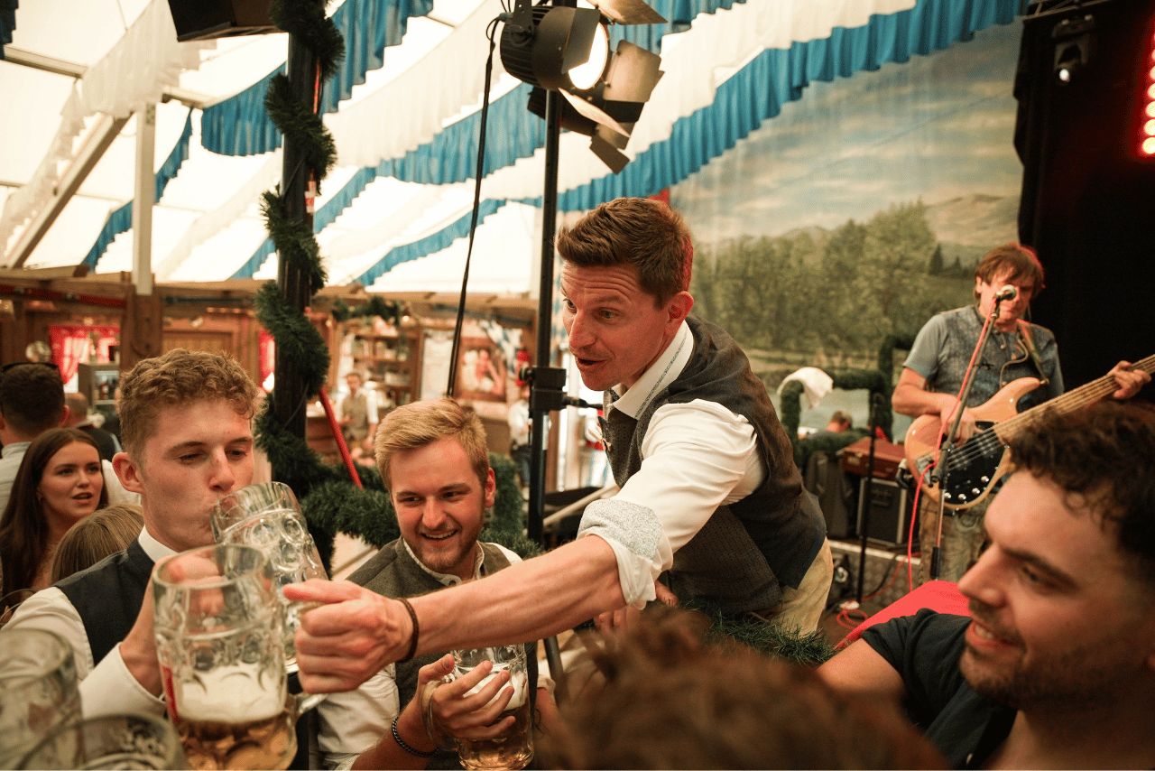 Ausschank auf der Nördlinger Mess 2025