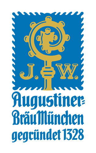 Im Ausschank ist das beliebte Augustiner Bräu aus dem Holzfaß!