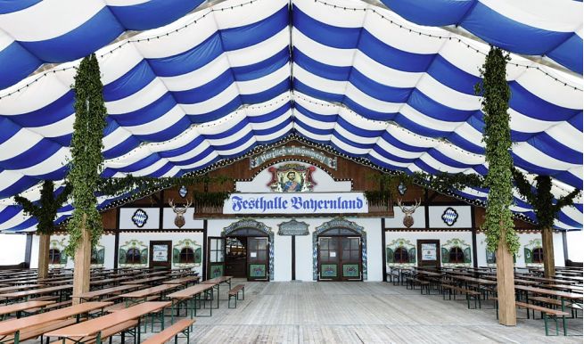 Festzelt der Festwirtsfamilie Schöniger - Festhalle Bayernland